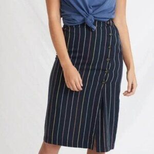 Marine Layer Cecille Skirt Multi Stripe Size S